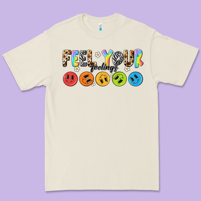 Feel Your Feelings Premium Tee Designed By Nancycooperartshop