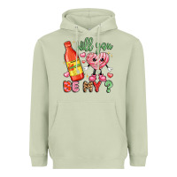 Matcha will you be my Heavyweight Hoodie - LillyAllenDesigns