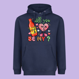 Will You Be My Heavyweight Hoodie Designed By Lillyallendesigns
