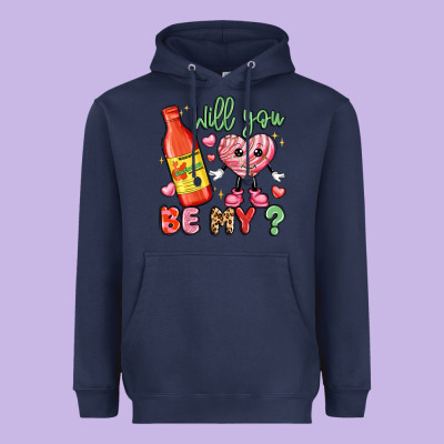Will You Be My Heavyweight Hoodie Designed By Lillyallendesigns