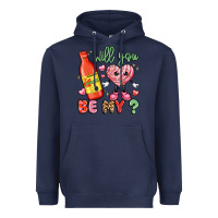 Navy will you be my Heavyweight Hoodie - LillyAllenDesigns