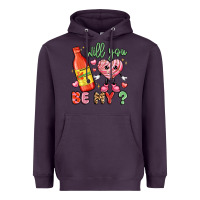 Plum will you be my Heavyweight Hoodie - LillyAllenDesigns