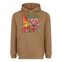 Toasted Coconut will you be my Heavyweight Hoodie - LillyAllenDesigns