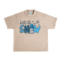 French Oak let it snow Urban Heavy Tee - JahusDesignShop