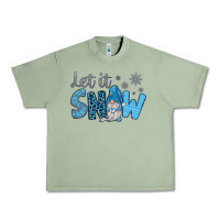 Oil Green let it snow Urban Heavy Tee - JahusDesignShop