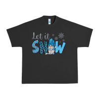 Pigment Black let it snow Urban Heavy Tee - JahusDesignShop