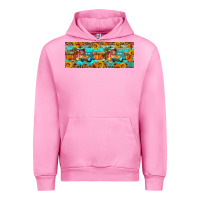 Fuchsia Pink Farm life fall Urban Hoodie - Artiststas