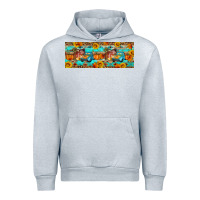 Heather Grey Farm life fall Urban Hoodie - Artiststas