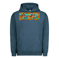 Pigment Midnight Navy Farm life fall Urban Hoodie - Artiststas