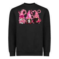 Black breast cancer gnomes Heavyweight Sweatshirt - CowGirlArtShop