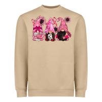 Mushroom breast cancer gnomes Heavyweight Sweatshirt - CowGirlArtShop