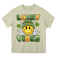 Mossy lucky vibes Heavy Core Tee - MaliasSmallBusiness