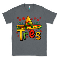 Charcoal Heather tres my third mexican birthday Classic Tee - Jasminsmagicworld