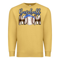Antique Gold Baseball Mom Premium Sweatshirt - CowhideDigitalArt