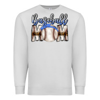 Dove Grey Baseball Mom Premium Sweatshirt - CowhideDigitalArt