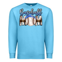 Ocean Blue Baseball Mom Premium Sweatshirt - CowhideDigitalArt
