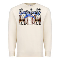 Sandshell Baseball Mom Premium Sweatshirt - CowhideDigitalArt