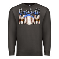 Smoke Baseball Mom Premium Sweatshirt - CowhideDigitalArt