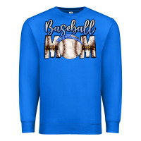 True Royal Baseball Mom Premium Sweatshirt - CowhideDigitalArt