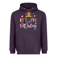 Plum its my birthday la Heavyweight Hoodie - LillyAllenDesigns