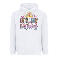 White its my birthday la Heavyweight Hoodie - LillyAllenDesigns