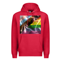 Cardinal Pride flag Premium Hoodie - FaDigitalArtStudio