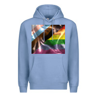 Colony Blue Pride flag Premium Hoodie - FaDigitalArtStudio