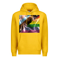Lemon Pride flag Premium Hoodie - FaDigitalArtStudio
