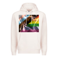 Pale Pink Pride flag Premium Hoodie - FaDigitalArtStudio