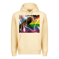 Pina Colada Pride flag Premium Hoodie - FaDigitalArtStudio
