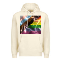 Sandshell Pride flag Premium Hoodie - FaDigitalArtStudio