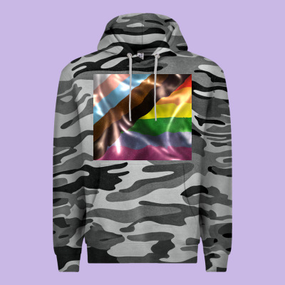 Pride Flag Premium Hoodie Designed By Fadigitalartstudio