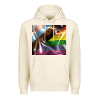 Tofu Pride flag Premium Hoodie - FaDigitalArtStudio
