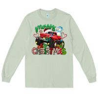 Matcha merry christmas monster truck Long Sleeve Tee - texasbilliewilder