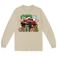 Mushroom merry christmas monster truck Long Sleeve Tee - texasbilliewilder