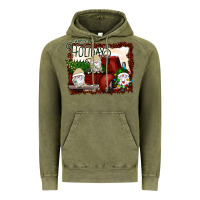 Vintage Olive happy holidays gnomes Christmas Truck Vintage Hoodie - Bettercallsaul