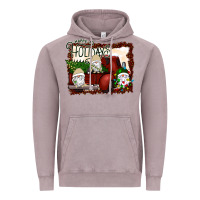 Vintage Zinc happy holidays gnomes Christmas Truck Vintage Hoodie - Bettercallsaul
