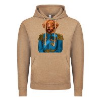 Vintage Coffee Golden Retriever Dog Portrait,Custom Pet Portraits,Renaissance Dog Vintage Hoodie - RanaPortraitStore