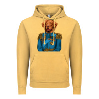 Vintage Mustard Golden Retriever Dog Portrait,Custom Pet Portraits,Renaissance Dog Vintage Hoodie - RanaPortraitStore