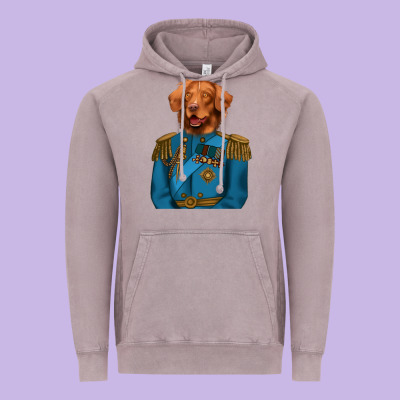 Golden Retriever Dog Portrait,custom Pet Portraits,renaissance Dog Vintage Hoodie Designed By Ranaportraitstore