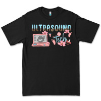 Black ultrasound tech Premium Tee - MaliasSmallBusiness