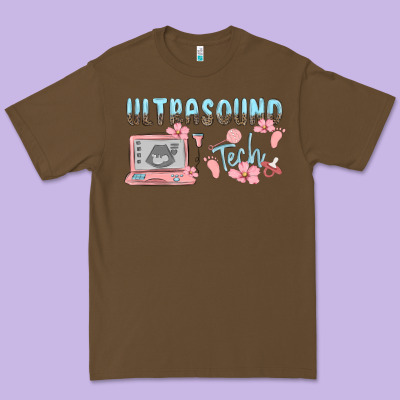 Ultrasound Tech Premium Tee Designed By Maliassmallbusiness