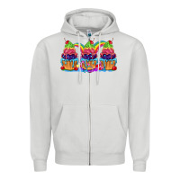 Dove Grey Pride cupcake Zipper Hoodie - FaDigitalArtStudio