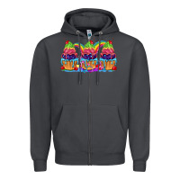 Smoke Pride cupcake Zipper Hoodie - FaDigitalArtStudio