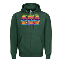 Sports Green Pride cupcake Zipper Hoodie - FaDigitalArtStudio