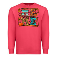Cardinal Fall Autumn Leopard Meme Premium Sweatshirt - LillyAllenDesigns