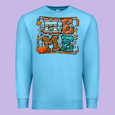 Fall Autumn Leopard Meme Premium Sweatshirt Designed By Lillyallendesigns