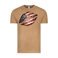 Vintage Camel American Flag Lips Vintage Tee - Bettercallsaul