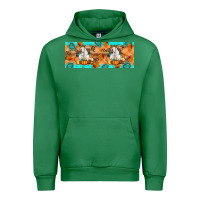Emerald Goat Family Fall Urban Hoodie - Artiststas