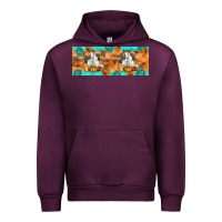 Mauve Wine Goat Family Fall Urban Hoodie - Artiststas